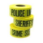 POLICE, SHERIFF, CRIME SCENE, FIRE LINE BARRICADE TAPES 3" x 1000'